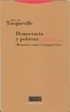 DEMOCRACIA Y POBREZA | 9788481645958 | DE TOCQUEVILLE,ALEXIS | Galatea Llibres | Llibreria online de Reus, Tarragona | Comprar llibres en català i castellà online