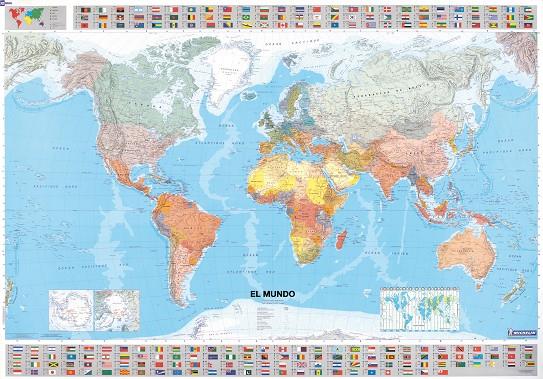 EL MUNDO -PLASTIFICAT- 100CMX144CM 1:28 500 000 | 9782061009888 | Galatea Llibres | Llibreria online de Reus, Tarragona | Comprar llibres en català i castellà online