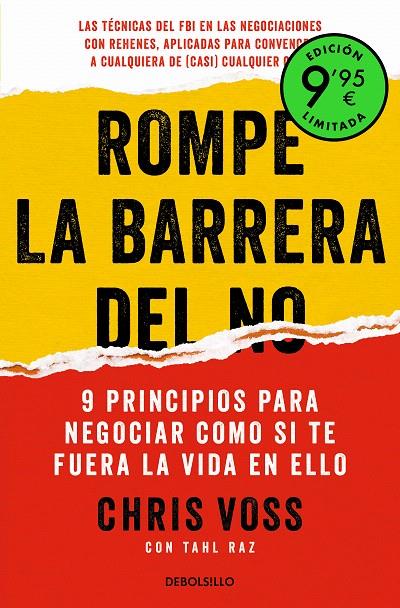 EDICIÓN LIMITADA DE ROMPE LA BARRERA DEL NO | 9788466363907 | VOSS, CHRIS | Galatea Llibres | Llibreria online de Reus, Tarragona | Comprar llibres en català i castellà online