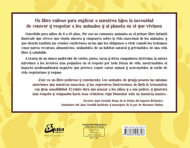 POR ESO NO COMEMOS ANIMALES | 9788484456896 | ROTH, RUBY | Galatea Llibres | Llibreria online de Reus, Tarragona | Comprar llibres en català i castellà online