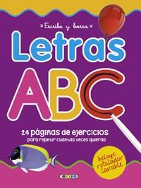 ESCRIBE Y BORRA LETRAS ABC | 9788490370131 | Galatea Llibres | Llibreria online de Reus, Tarragona | Comprar llibres en català i castellà online