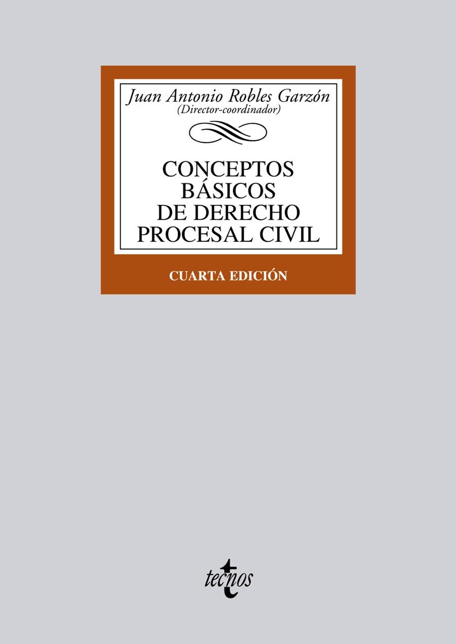 CONCEPTOS BÁSICOS DE DERECHO PROCESAL CIVIL | 9788430955367 | MONTES REYES, AMALIA/MOLINA CABALLERO, Mª JESÚS/GONZÁLEZ-MONTES SÁNCHEZ, JOSÉ LUIS/LÓPEZ GIL, MILAGR | Galatea Llibres | Llibreria online de Reus, Tarragona | Comprar llibres en català i castellà online