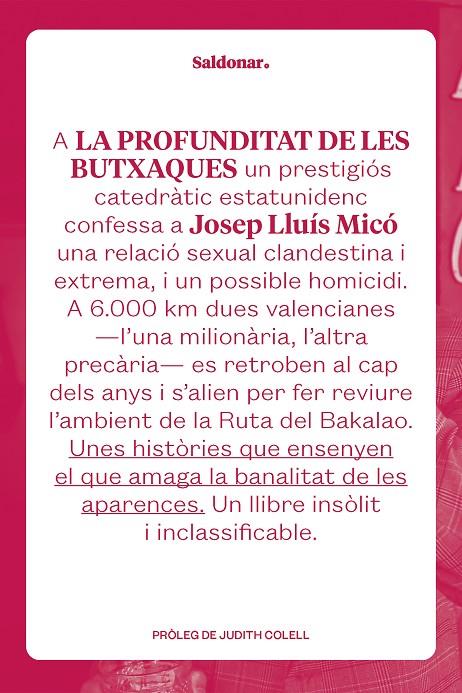 LA PROFUNDITAT DE LES BUTXAQUES | 9788419571069 | MICÓ, JOSEP LLUÍS | Galatea Llibres | Llibreria online de Reus, Tarragona | Comprar llibres en català i castellà online