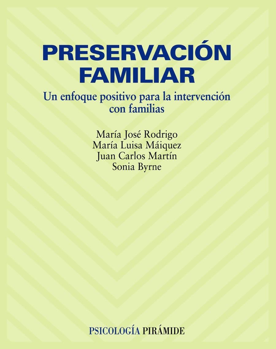 PRESERVACIÓN FAMILIAR | 9788436822311 | RODRIGO, MARÍA JOSÉ | Galatea Llibres | Librería online de Reus, Tarragona | Comprar libros en catalán y castellano online