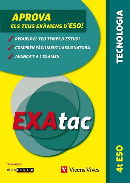 EXATAC 4 ESO TECNOLOGIA CATALA | 9788468213750 | AULA D'ESTUDI ASSESSORIA D'ESTUDI S.L. | Galatea Llibres | Llibreria online de Reus, Tarragona | Comprar llibres en català i castellà online