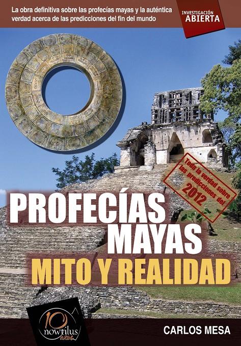 PROFECIAS MAYAS, MITO Y REALIDAD | 9788499670409 | MESA,CARLOS | Galatea Llibres | Librería online de Reus, Tarragona | Comprar libros en catalán y castellano online