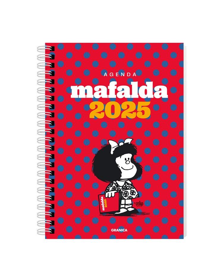 MAFALDA 2025, AGENDA ANILLADA COLUMNAS ROJA | 9786316544339 | QUINO | Galatea Llibres | Llibreria online de Reus, Tarragona | Comprar llibres en català i castellà online