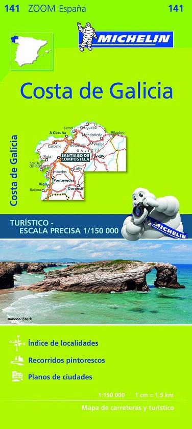 MAPA ZOOM COSTA DE GALICIA | 9782067218000 | VARIOS AUTORES | Galatea Llibres | Llibreria online de Reus, Tarragona | Comprar llibres en català i castellà online