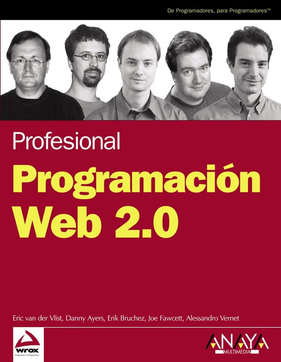 PROGRAMACION WEB 2.0 | 9788441522527 | VAN DER VLIST, ERIC (1958- )  [ET. AL.] | Galatea Llibres | Llibreria online de Reus, Tarragona | Comprar llibres en català i castellà online