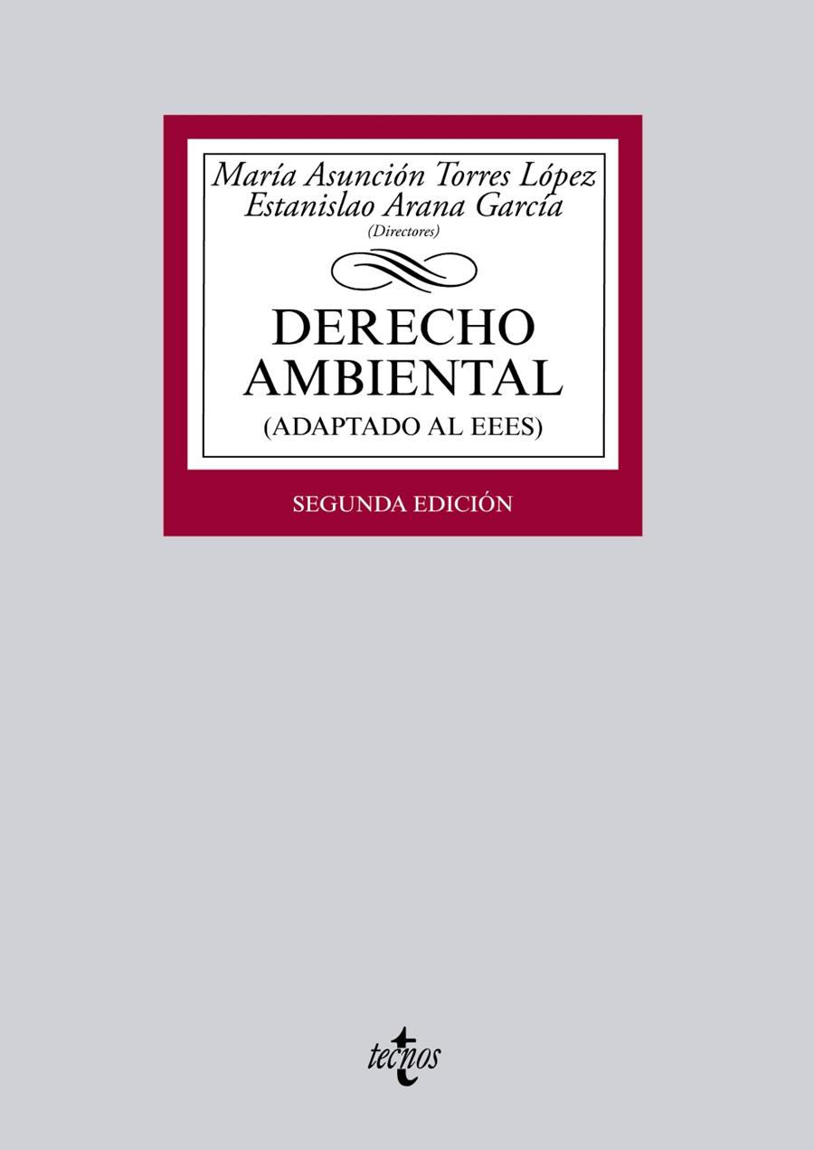 DERECHO AMBIENTAL | 9788430964550 | TORRES LÓPEZ, MARÍA ASUNCIÓN/ARANA GARCÍA, ESTANISLAO/CONDE ANTEQUERA, JESÚS/Y OTROS | Galatea Llibres | Llibreria online de Reus, Tarragona | Comprar llibres en català i castellà online