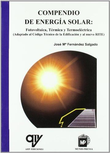 COMPENDIO DE ENERGIA SOLAR | 9788484764007 | FERNANDEZ SALGADO, J.M. | Galatea Llibres | Llibreria online de Reus, Tarragona | Comprar llibres en català i castellà online