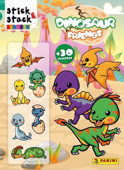 STICK & STACK - DINOSAUR FRIENDS | 9788427873797 | PANINI ESPAÑA S.A. | Galatea Llibres | Llibreria online de Reus, Tarragona | Comprar llibres en català i castellà online