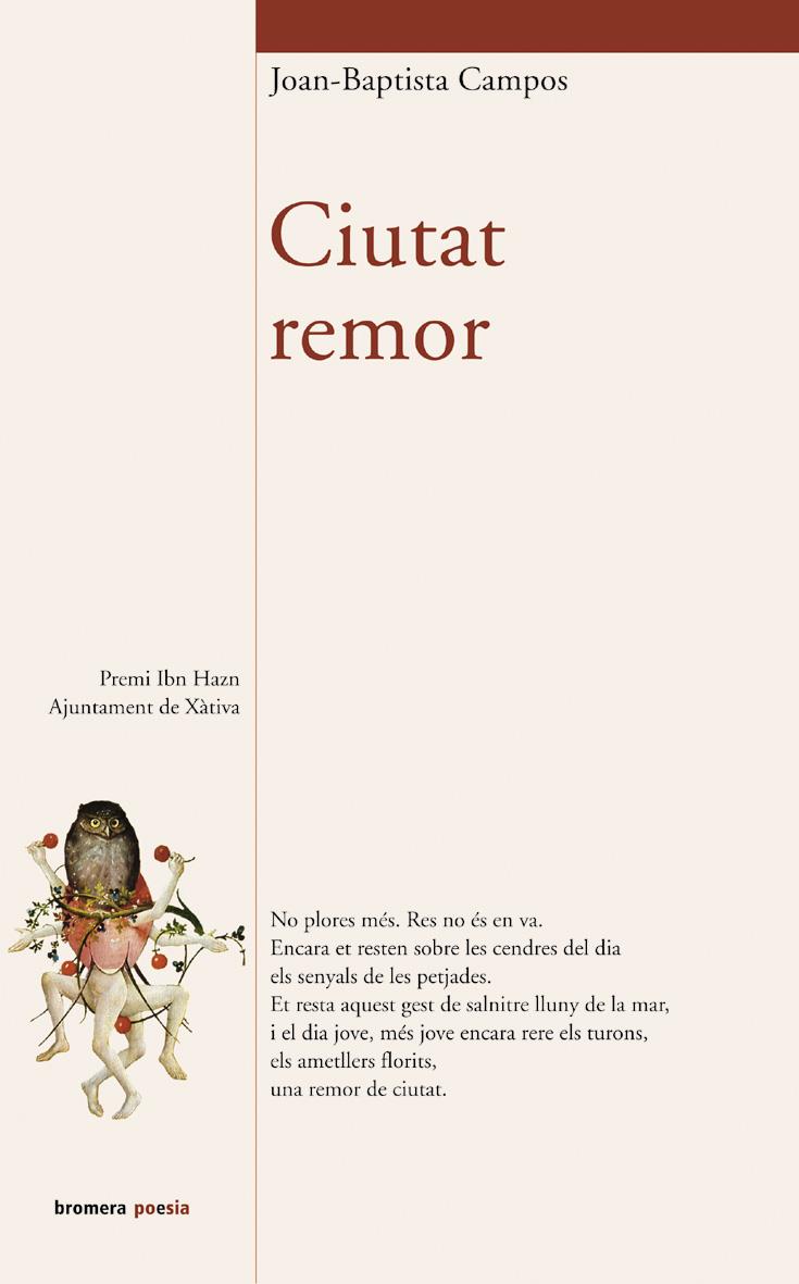 CIUTAT REMOR | 9788476607923 | CAMPOS, JOAN-BAPTISTA | Galatea Llibres | Librería online de Reus, Tarragona | Comprar libros en catalán y castellano online