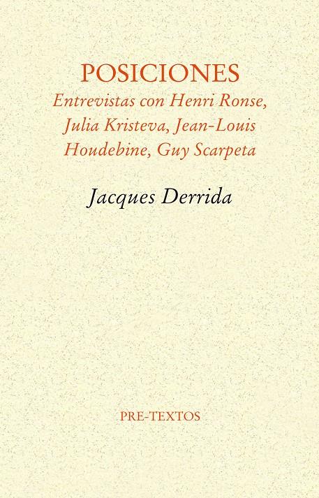 POSICIONES | 9788415576938 | DERRIDA, JACQUES | Galatea Llibres | Llibreria online de Reus, Tarragona | Comprar llibres en català i castellà online