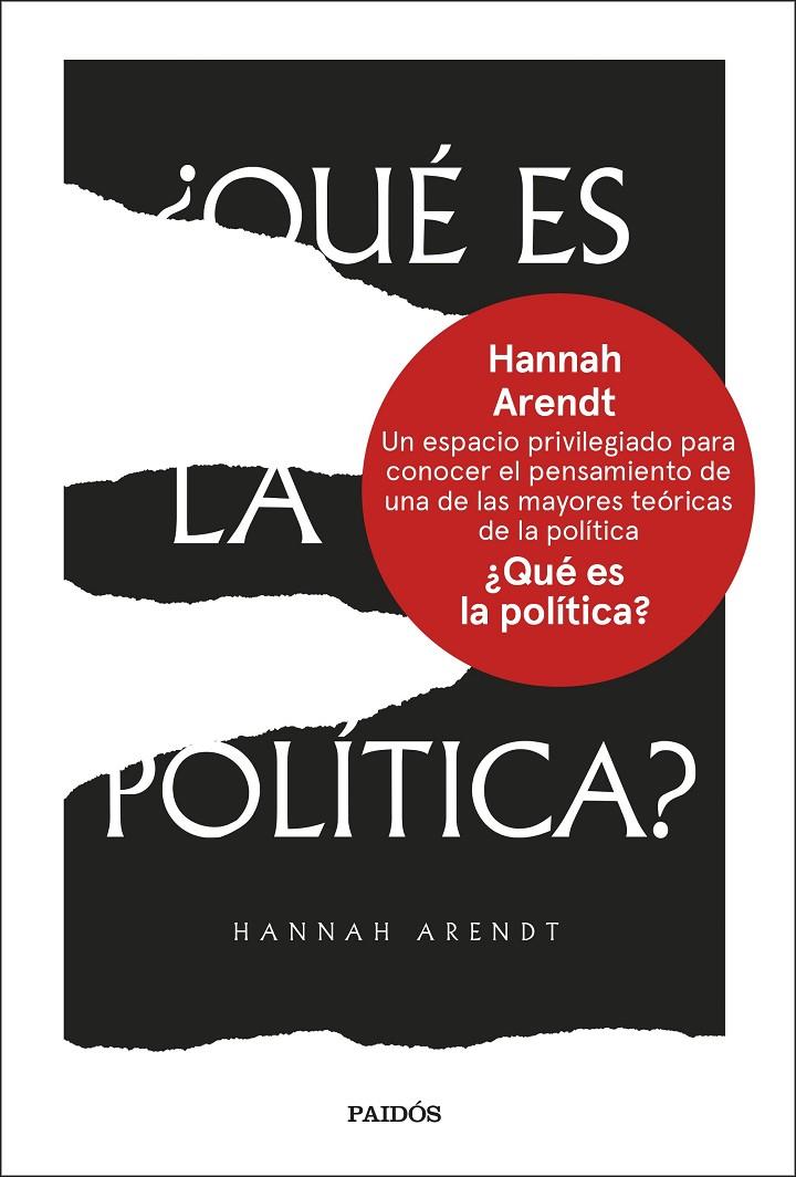 QUÉ ES LA POLÍTICA? | 9788449342585 | ARENDT, HANNAH | Galatea Llibres | Llibreria online de Reus, Tarragona | Comprar llibres en català i castellà online