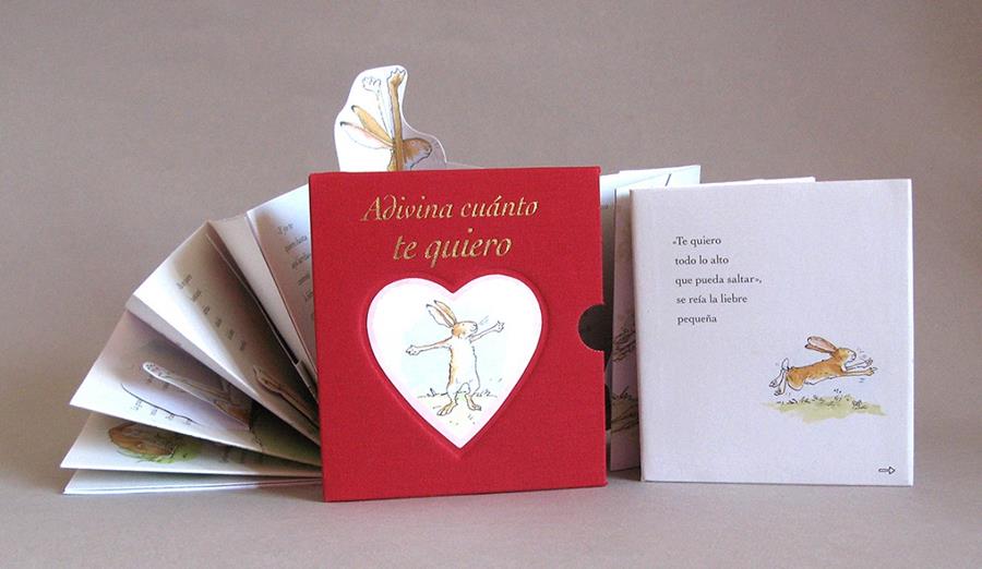 ADIVINA CUÁNTO TE QUIERO DESPLEGABLE MINI CAJA ROJA | 9788416126125 | MCBRATNEY, SAM | Galatea Llibres | Llibreria online de Reus, Tarragona | Comprar llibres en català i castellà online