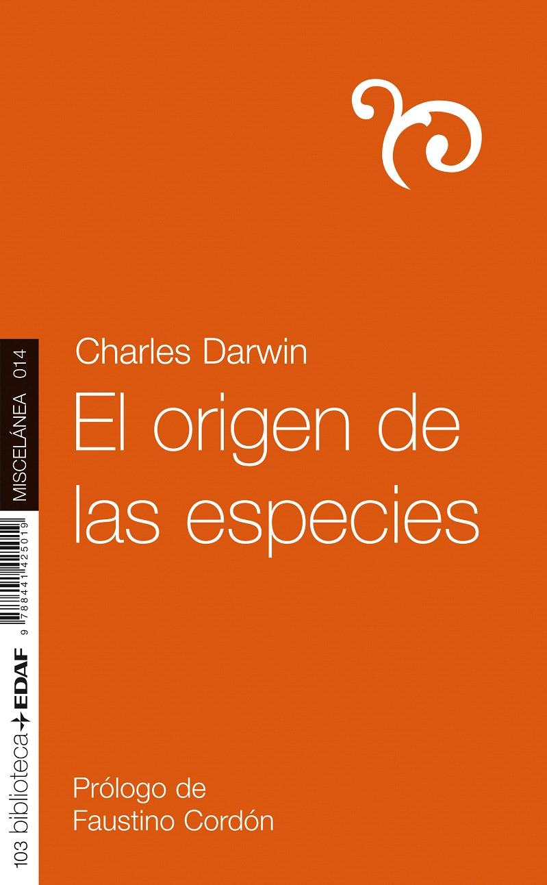 ORIGEN DE LAS ESPECIES | 9788441425019 | DARWIN, CHARLES | Galatea Llibres | Llibreria online de Reus, Tarragona | Comprar llibres en català i castellà online