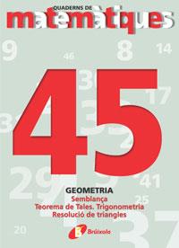 QUADERN DE MATEMATIQUES 45 (2008) | 9788483044711 | Galatea Llibres | Llibreria online de Reus, Tarragona | Comprar llibres en català i castellà online