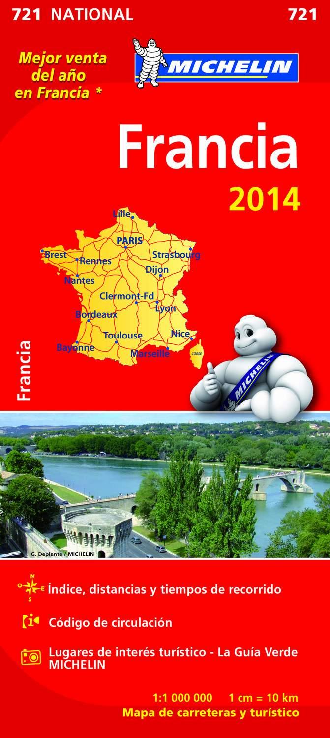 FRANCIA MAPA 1: 1 000 000 MICHELIN 2014 | 9782067191204 | VARIOS AUTORES | Galatea Llibres | Llibreria online de Reus, Tarragona | Comprar llibres en català i castellà online