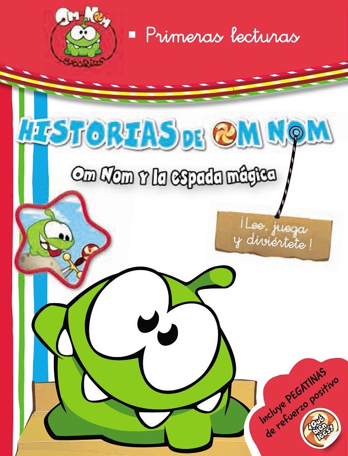 CUT THE ROPE. HISTORIAS DE OM NOM. OM NOM Y LA ESPADA MÁGICA | 9788437200637 | Galatea Llibres | Llibreria online de Reus, Tarragona | Comprar llibres en català i castellà online