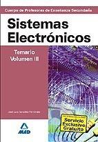 SISTEMAS ELECTRÓNICOS. TEMARIO 3 PROFESORES SECUNDARIA | 9788466581820 | GONZALEZ FERNANDEZ, JOSE LUIS | Galatea Llibres | Llibreria online de Reus, Tarragona | Comprar llibres en català i castellà online