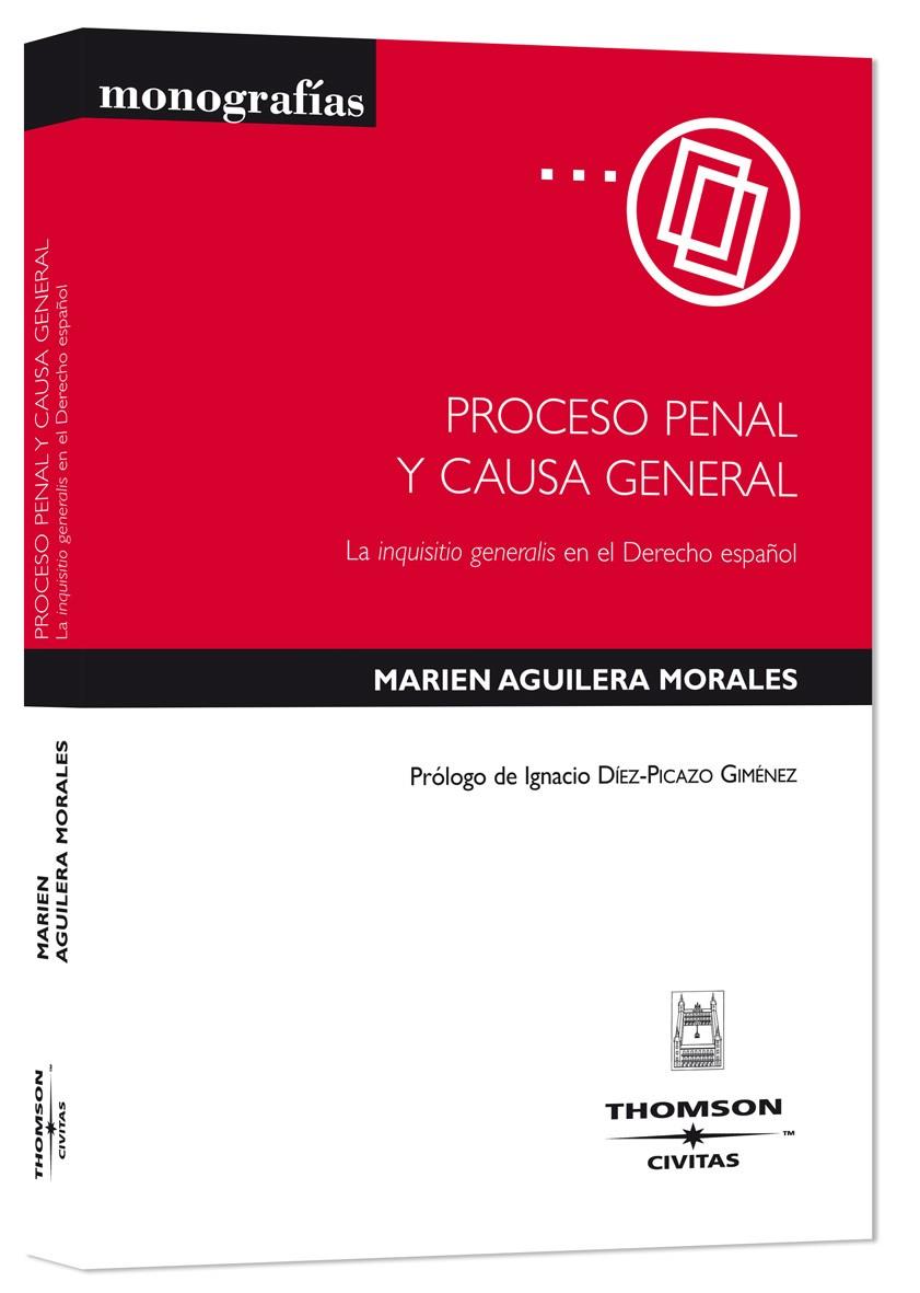 PROCESO PENAL Y CAUSA GENERAL | 9788447030910 | AGUILERA MORALES,MARIEN | Galatea Llibres | Llibreria online de Reus, Tarragona | Comprar llibres en català i castellà online