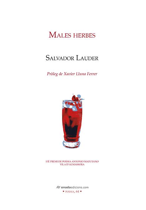 MALES HERBES | 9788417638740 | LAUDER, SALVADOR | Galatea Llibres | Llibreria online de Reus, Tarragona | Comprar llibres en català i castellà online