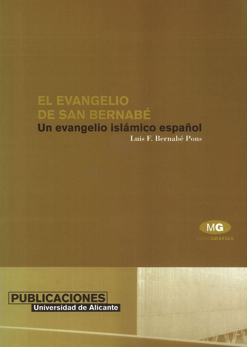 EVANGELIO DE SAN BERNABE, EL | 9788479082239 | BERNABE PONS, LUIS F. | Galatea Llibres | Llibreria online de Reus, Tarragona | Comprar llibres en català i castellà online