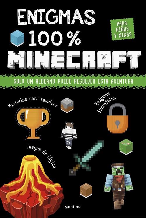 ENIGMAS 100% MINECRAFT | 9788419746320 | Galatea Llibres | Llibreria online de Reus, Tarragona | Comprar llibres en català i castellà online