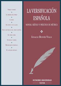 VERSIFICACION ESPAÑOLA, LA | 9788480631778 | BONNIN VALLS, IGNACIO | Galatea Llibres | Llibreria online de Reus, Tarragona | Comprar llibres en català i castellà online