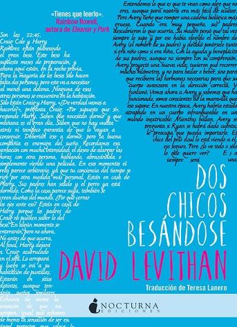 DOS CHICOS BESÁNDOSE | 9788494527753 | LEVITHAN, DAVID | Galatea Llibres | Librería online de Reus, Tarragona | Comprar libros en catalán y castellano online