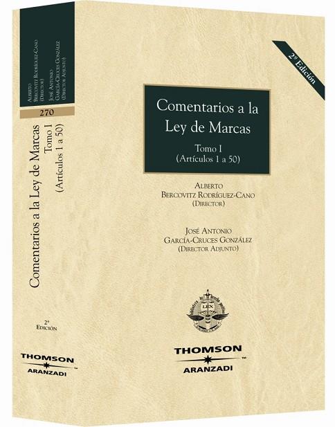 COMENTARIOS A LA LEY DE MARCAS, PACK 2 VOLS. | 9788483557068 | BERCOVITZ, ANTONIO | Galatea Llibres | Llibreria online de Reus, Tarragona | Comprar llibres en català i castellà online