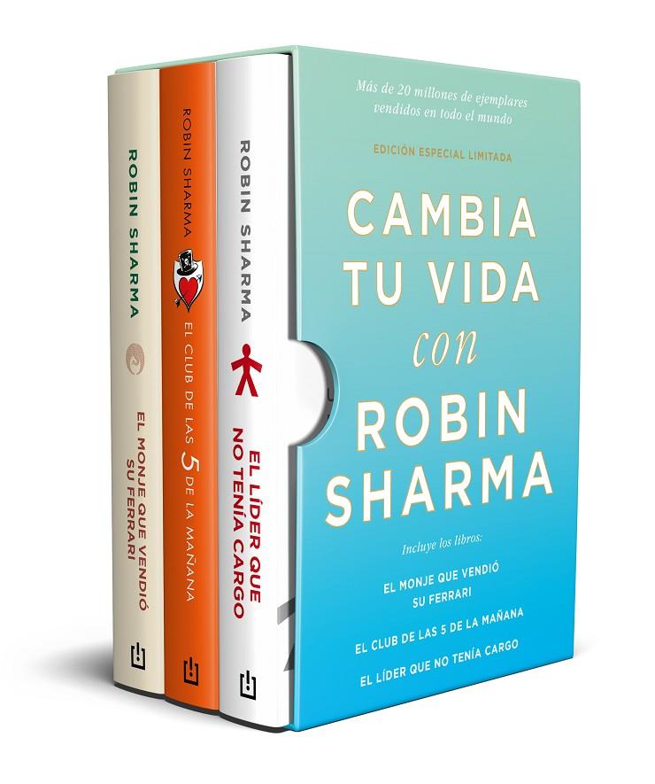 CAMBIA TU VIDA CON ROBIN SHARMA ESTUCHE | 9788466377324 | SHARMA, ROBIN | Galatea Llibres | Llibreria online de Reus, Tarragona | Comprar llibres en català i castellà online