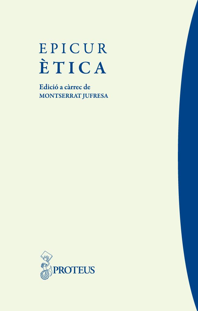 ETICA | 9788493631949 | EPICUR | Galatea Llibres | Llibreria online de Reus, Tarragona | Comprar llibres en català i castellà online