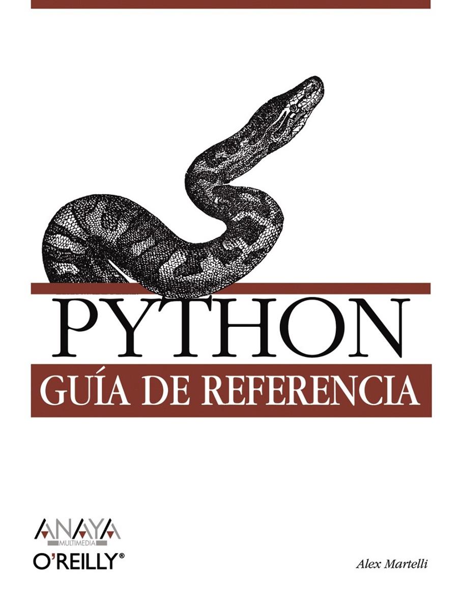 PYTHON. GUIA DE REFERENCIA | 9788441523173 | MARTELLI, ALEX | Galatea Llibres | Llibreria online de Reus, Tarragona | Comprar llibres en català i castellà online