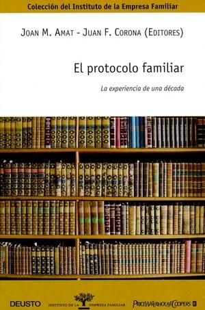 PROTOCOLO FAMILIAR, EL | 9788423424672 | AMAT, JOAN | Galatea Llibres | Llibreria online de Reus, Tarragona | Comprar llibres en català i castellà online