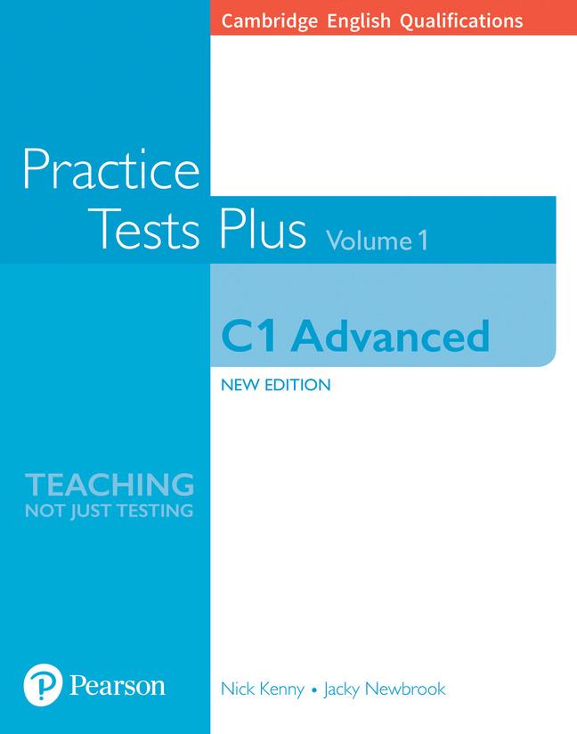 CAMBRIDGE ENGLISH QUALIFICATIONS: C1 ADVANCED VOLUME 1 PRACTICE TESTS PLUS (NO K | 9781292208718 | KENNY, NICK/NEWBROOK, JACKY | Galatea Llibres | Llibreria online de Reus, Tarragona | Comprar llibres en català i castellà online