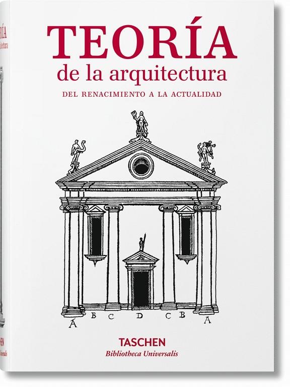 TEORÍA DE LA ARQUITECTURA | 9783836557443 | Galatea Llibres | Llibreria online de Reus, Tarragona | Comprar llibres en català i castellà online