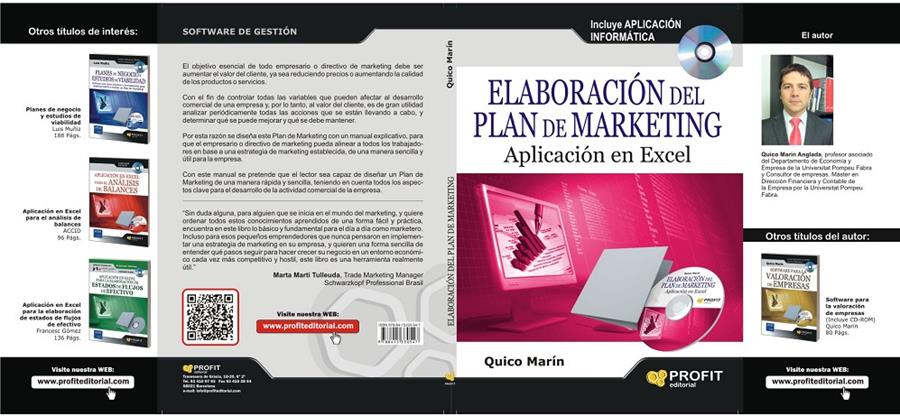 ELABORACIÓN DEL PLAN DE MARKETING | 9788415330547 | MARÍN ANGLADA, QUICO | Galatea Llibres | Librería online de Reus, Tarragona | Comprar libros en catalán y castellano online