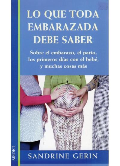 LO QUE TODA EMBARAZADA DEBE SABER | 9788486193911 | GERIN, SANDRINE | Galatea Llibres | Llibreria online de Reus, Tarragona | Comprar llibres en català i castellà online