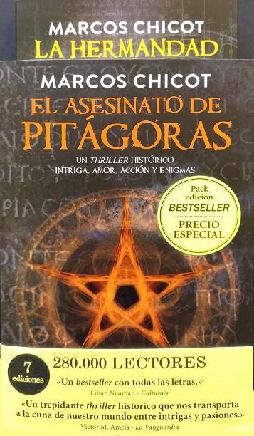 EL ASESINATO DE PITAGORAS + LA HERMANDAD PACK REGALO | 9788416634644 | CHICOT, MARCOS | Galatea Llibres | Llibreria online de Reus, Tarragona | Comprar llibres en català i castellà online