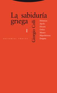 SABIDURIA GRIEGA,LA | 9788481640342 | COLLI,GIORGIO | Galatea Llibres | Librería online de Reus, Tarragona | Comprar libros en catalán y castellano online