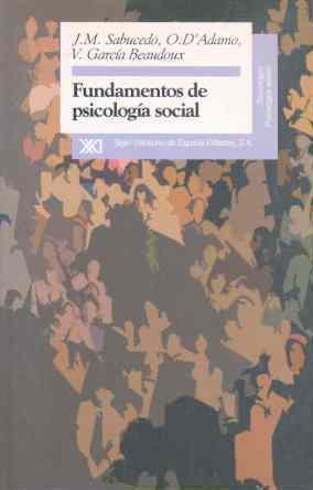 FUNDAMENTOS DE PSICOLOGIA SOCIAL | 9788432309632 | SABUCEDO, J.M.... | Galatea Llibres | Llibreria online de Reus, Tarragona | Comprar llibres en català i castellà online