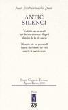 ANTIC SILENCI | 9788429754001 | CAMACHO GRAU, JOAN JOSEP | Galatea Llibres | Librería online de Reus, Tarragona | Comprar libros en catalán y castellano online