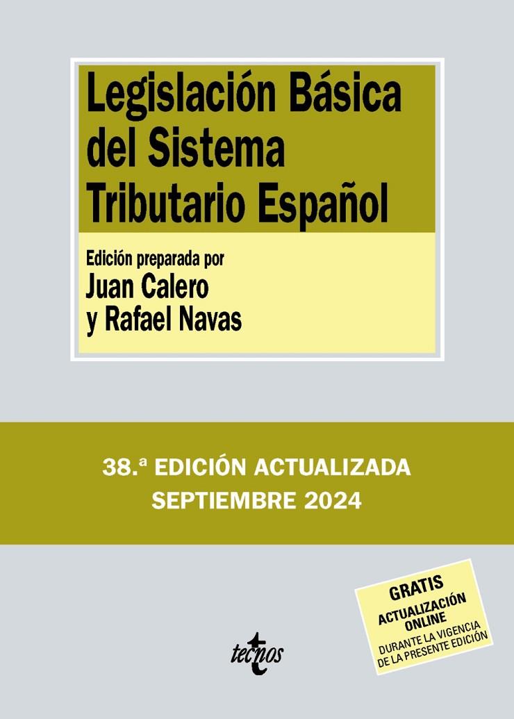 LEGISLACIÓN BÁSICA DEL SISTEMA TRIBUTARIO ESPAÑOL | 9788430991877 | Galatea Llibres | Librería online de Reus, Tarragona | Comprar libros en catalán y castellano online