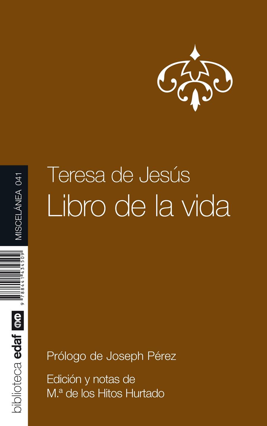 LIBRO DE LA VIDA | 9788441434509 | TERESA DE JESÚS | Galatea Llibres | Llibreria online de Reus, Tarragona | Comprar llibres en català i castellà online