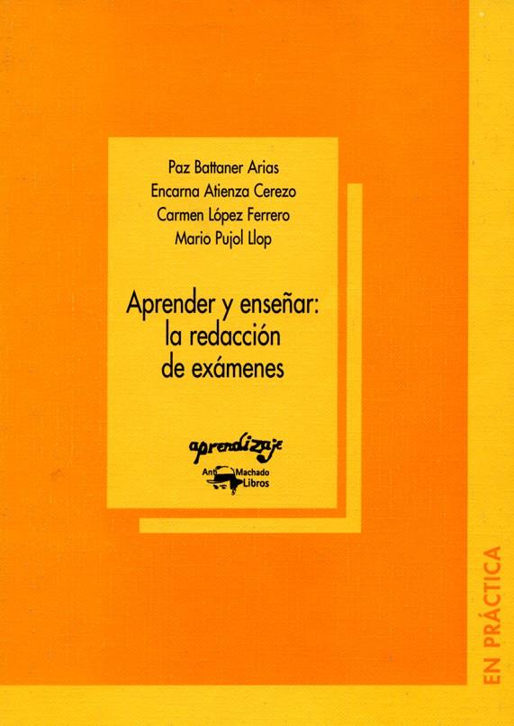 APRENDER Y ENSEÑAR  REDACCION DE EXAMENES | 9788477741732 | AA-VV | Galatea Llibres | Llibreria online de Reus, Tarragona | Comprar llibres en català i castellà online