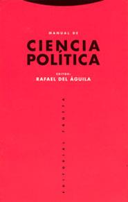 CIENCIA POLITICA, MANUAL DE | 9788481641899 | ÁGUILA, RAFAEL DEL | Galatea Llibres | Librería online de Reus, Tarragona | Comprar libros en catalán y castellano online