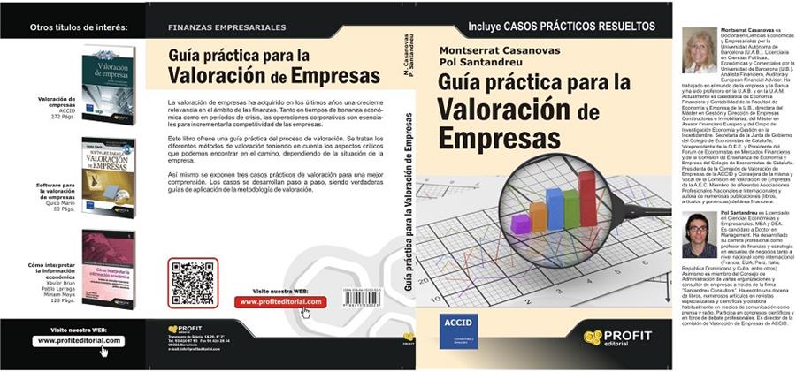 GUÍA PRÁCTICA PARA LA VALORACIÓN DE EMPRESAS | 9788415330523 | CASANOVAS RAMÓN, MONTSERRAT/SANTANDREU GRÀCIA, POL | Galatea Llibres | Llibreria online de Reus, Tarragona | Comprar llibres en català i castellà online