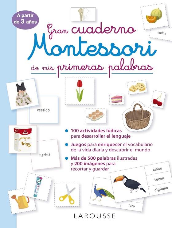 GRAN CUADERNO MONTESSORI DE MIS PRIMERAS PALABRAS | 9788419250049 | Galatea Llibres | Llibreria online de Reus, Tarragona | Comprar llibres en català i castellà online